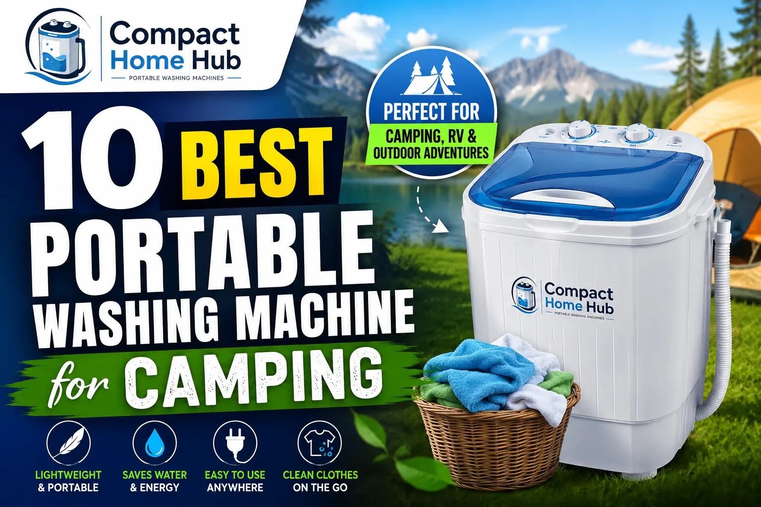 Best Portable Washing Machine for Camping