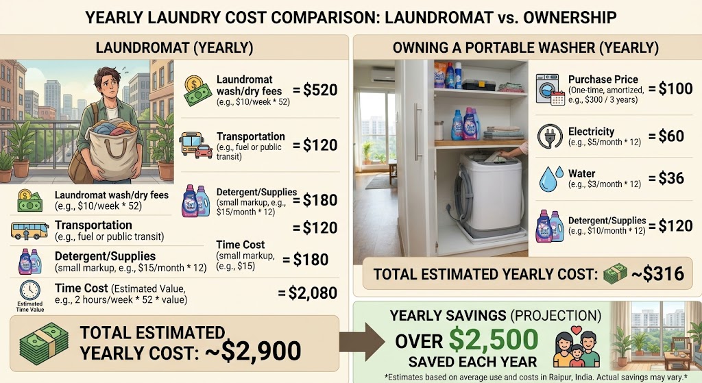 Benefits of a Portable Washing Machine