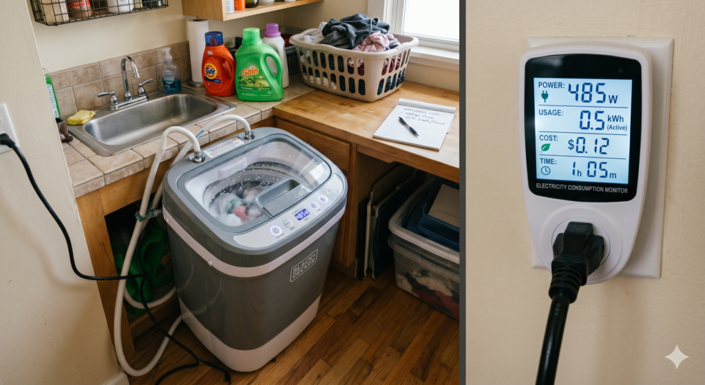 How Much Electricity Does a Portable Washer Use