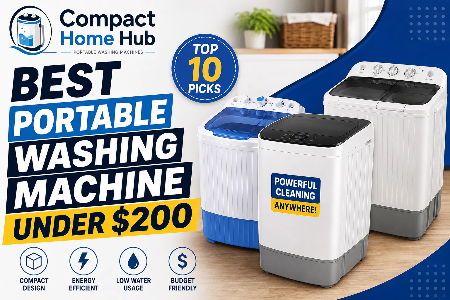 Best Portable Washing Machine Under $200