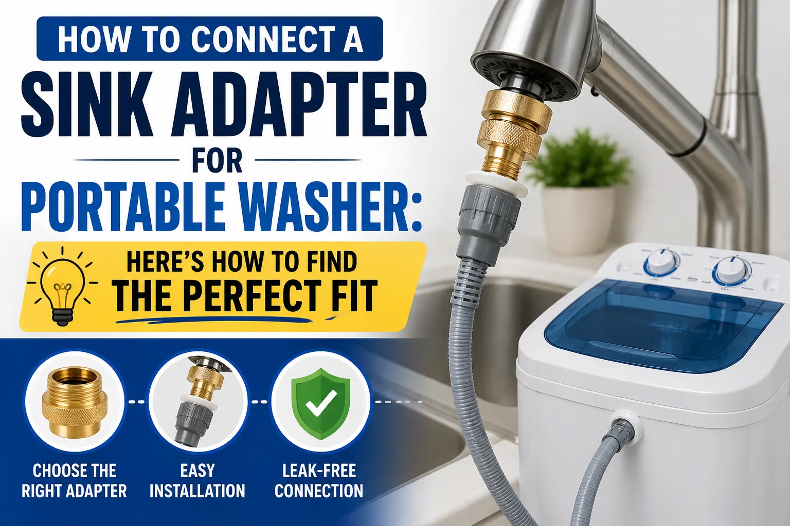 Sink Adapter for Portable Washer