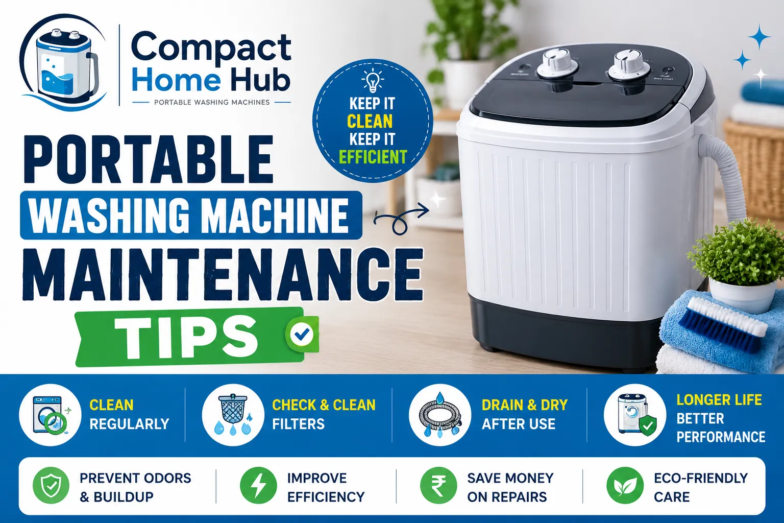 Portable Washing Machine Maintenance Tips