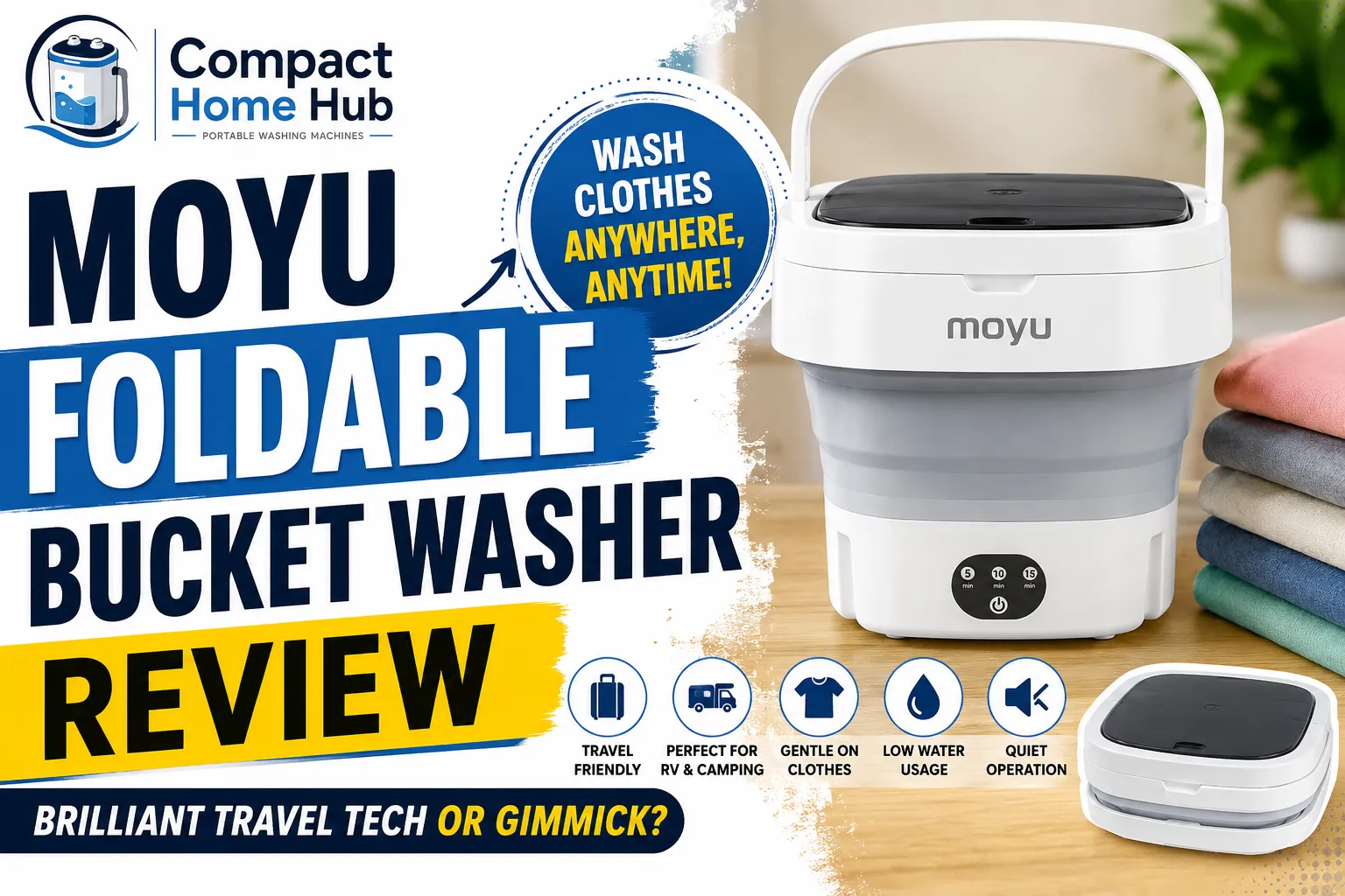 Moyu Foldable Washer Review