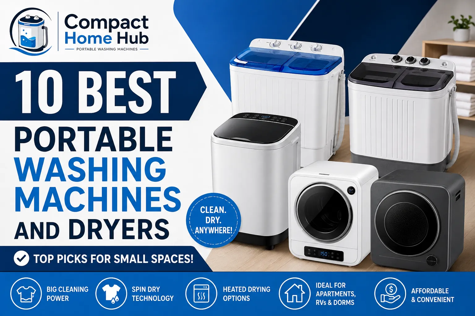 Best Portable Washing Machines and Dryers
