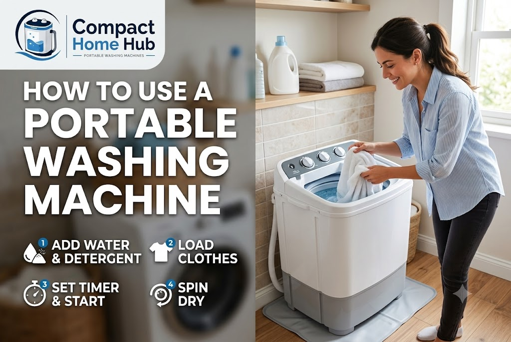 How to Use a Portable Washing Machine