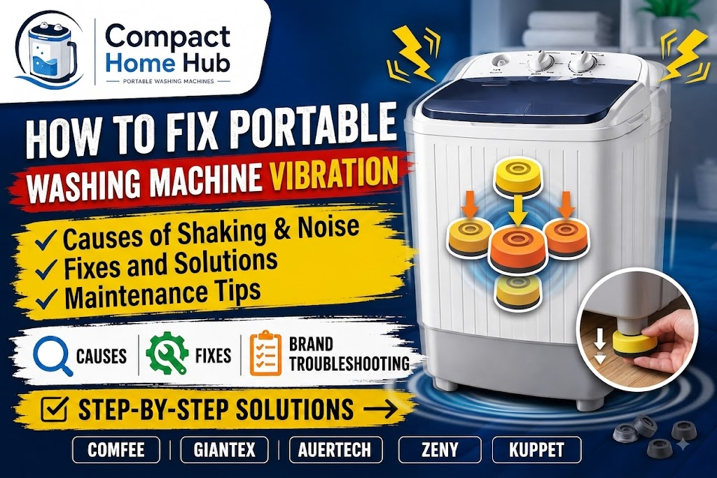 How to Fix Portable Washing Machine Vibration